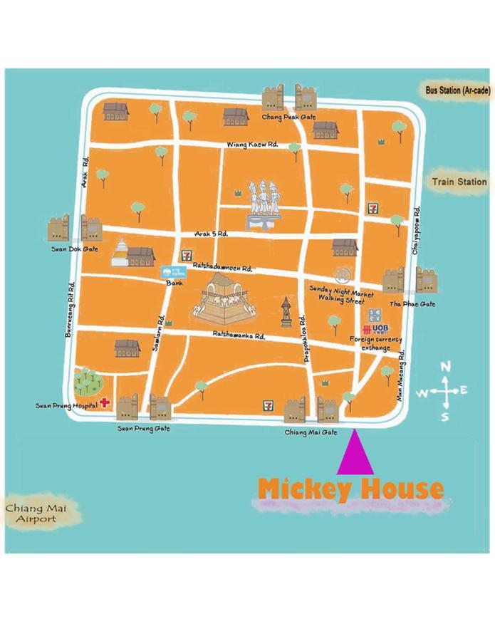 Mickey House Hotel Chiang Mai Bagian luar foto